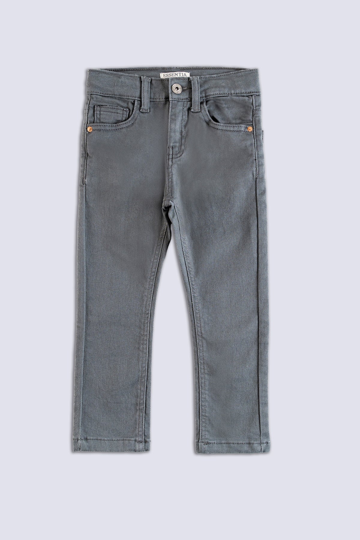 Grey Boy's Cotton Jeans