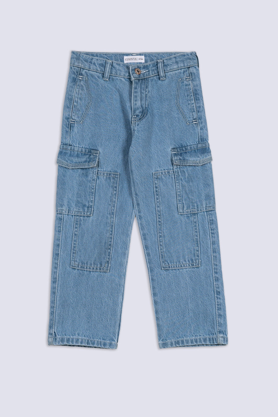 CloudBlue Boys' Cargo Denim