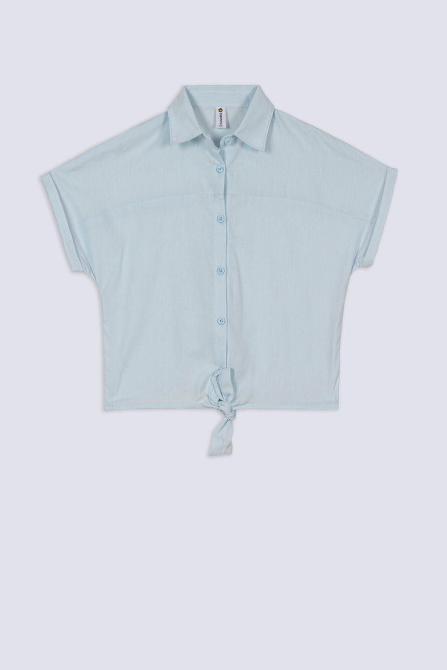 Blue Cloud Knot Girls' Top
