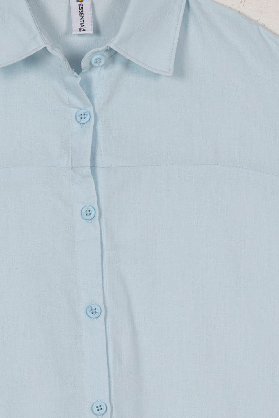 Blue Cloud Knot Girls' Top