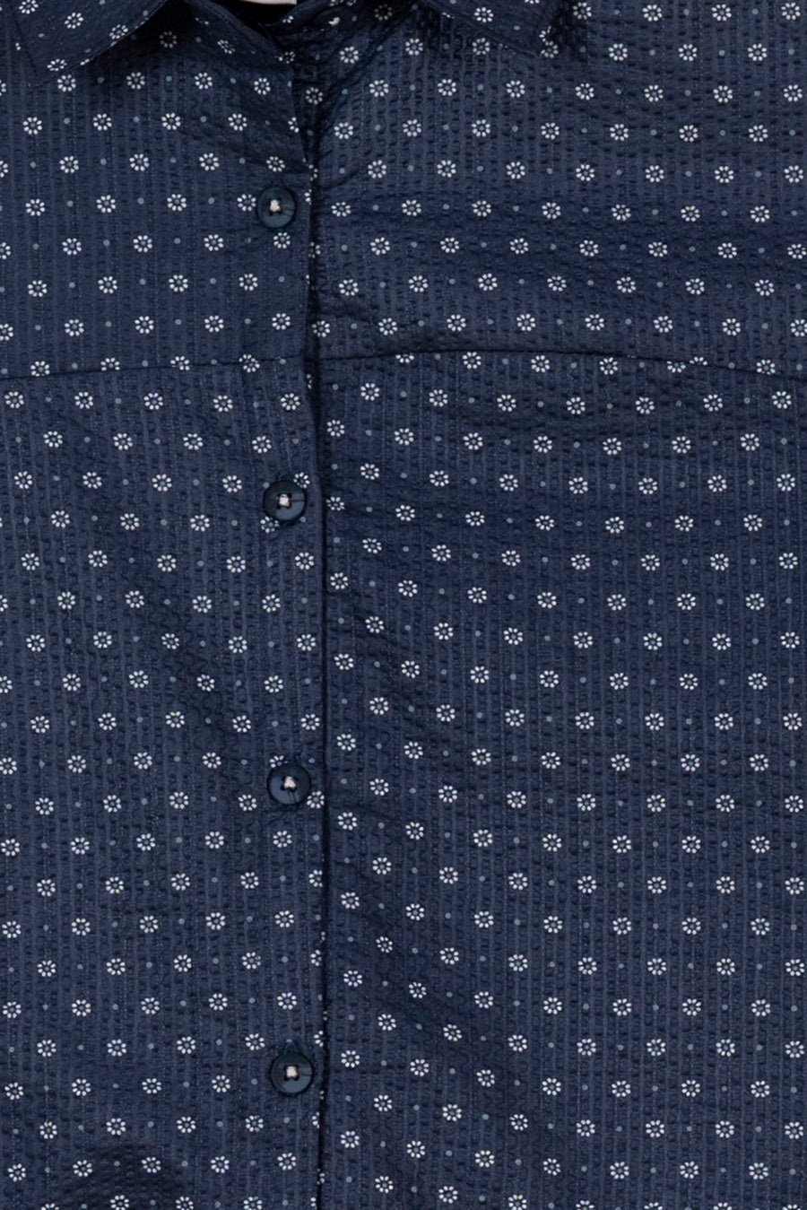 Girls' Navy Blue Knot Shirt