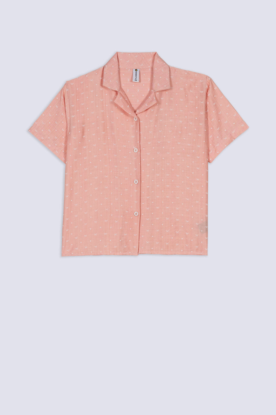 Girls' Pink Little Heart Shirt
