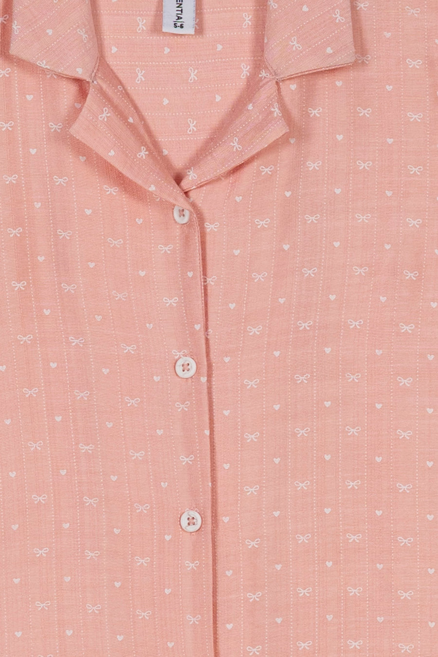 Girls' Pink Little Heart Shirt