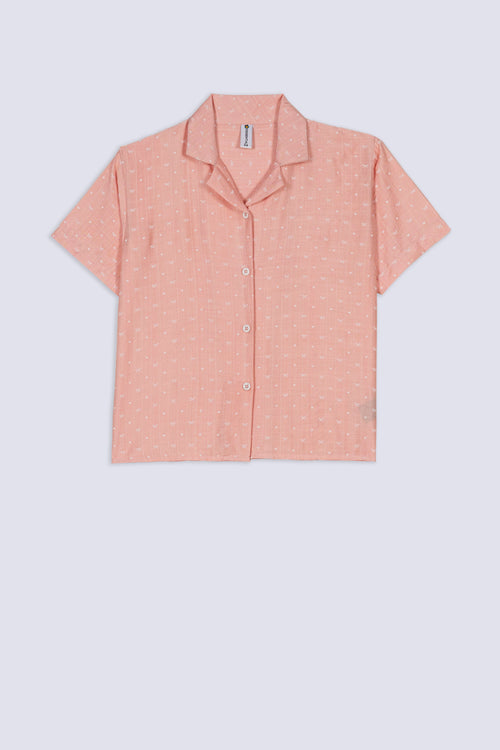 Girls' Pink Little Heart Shirt