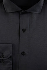 Black Self Men's Dress Shirt