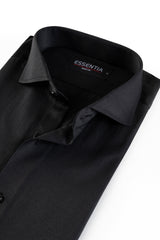 Black Self Men's Dress Shirt