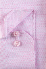 Pink Textured Men's Dress Shirt