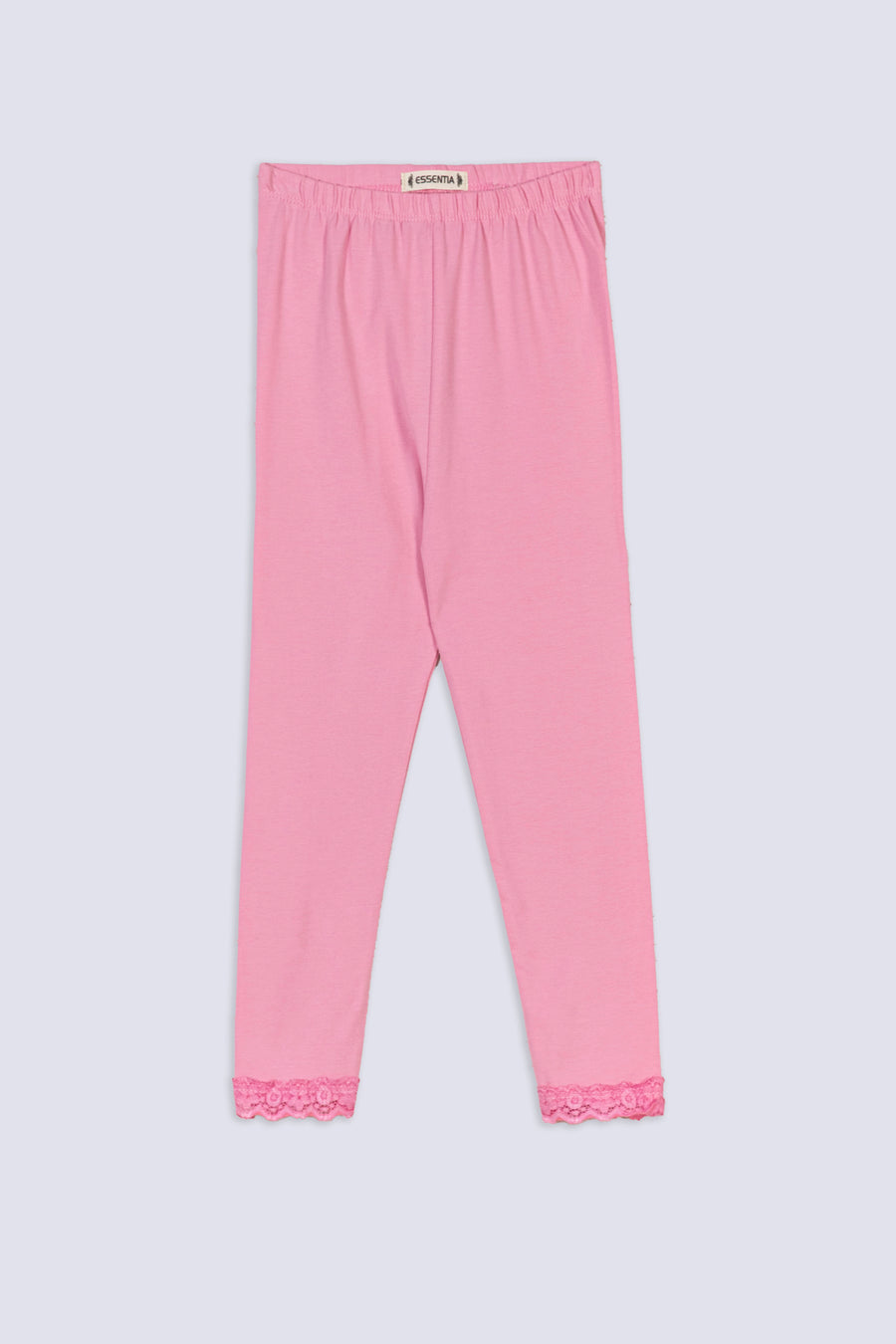 Lace Hem Girls' Legging
