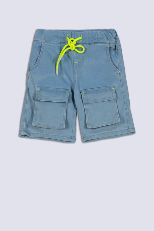 Sky Denim Boy's Shorts