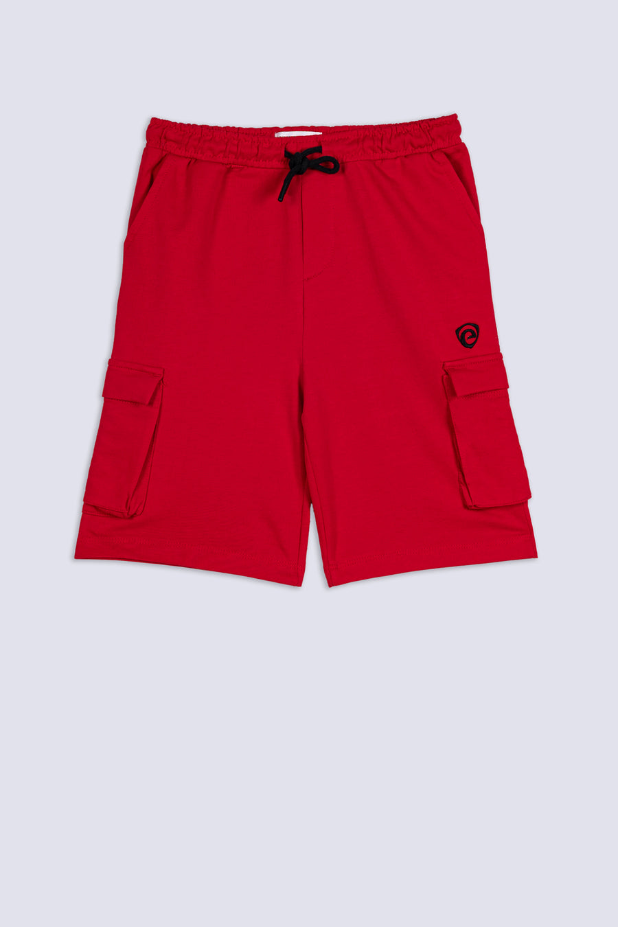 Boy's Red Cargo Jersey Short