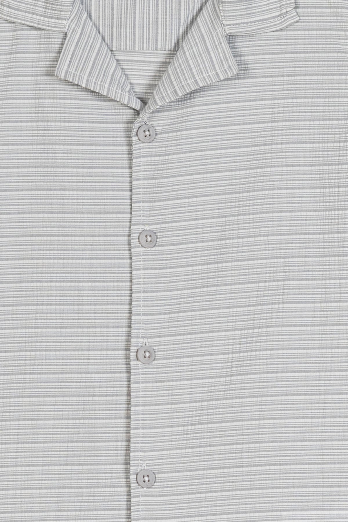 Boy's Grey Line Slub Shirt