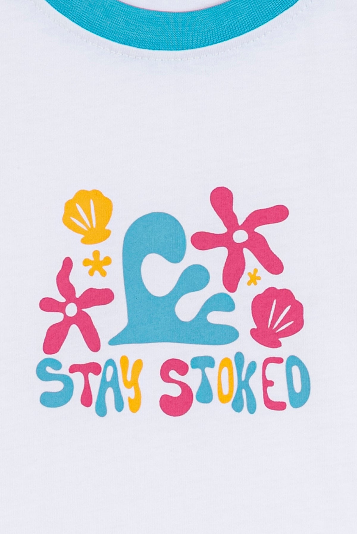 Girl's Stay Stoked Raglan Tee