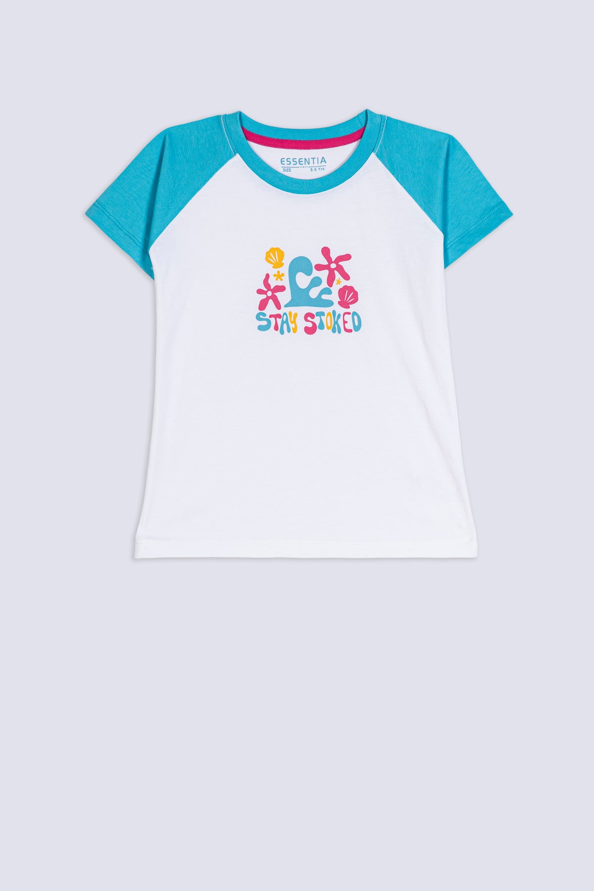 Girl's Stay Stoked Raglan Tee