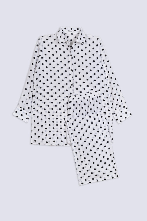 Ladies Classic Polka Co-ord Set