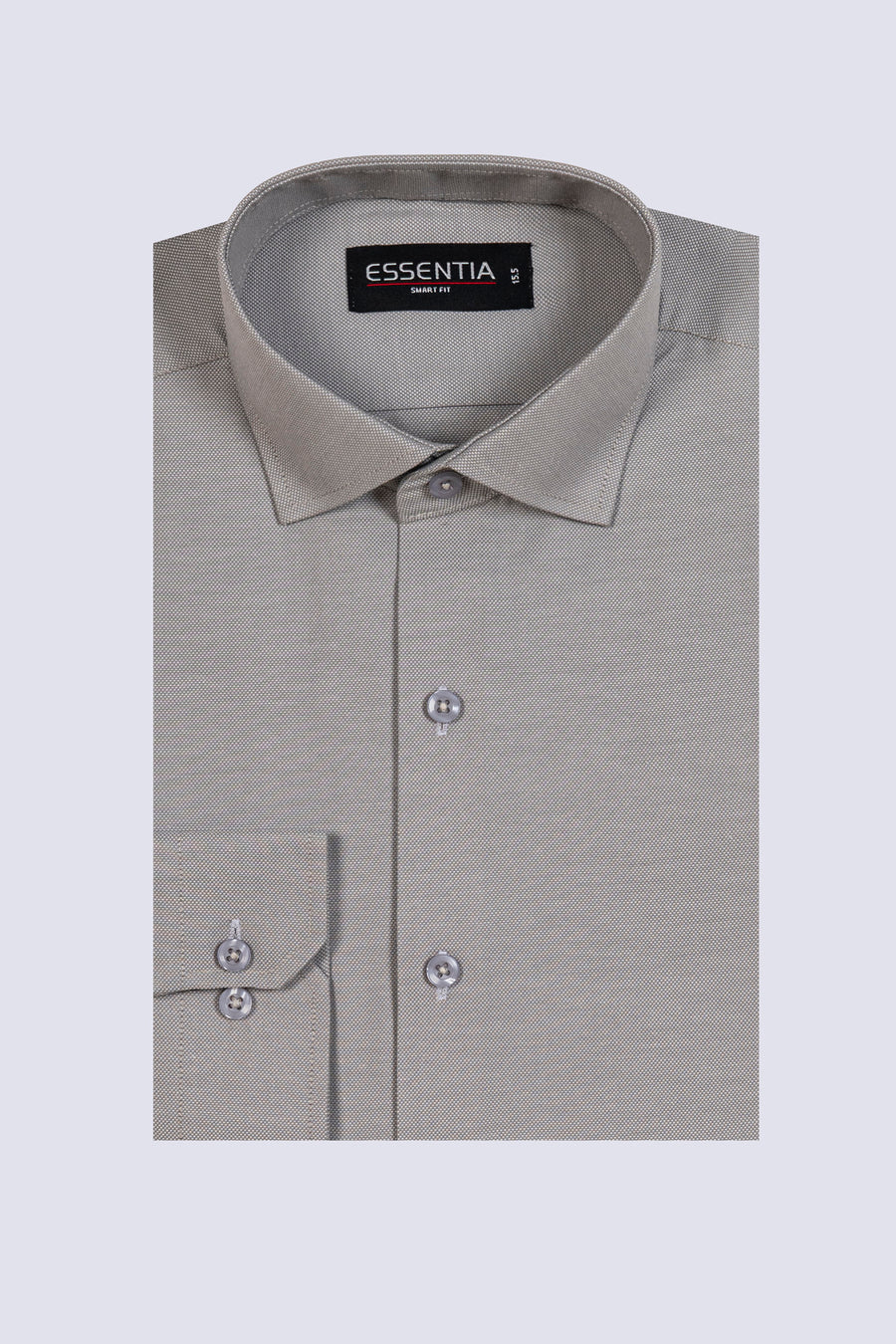 Men's Grey Dobby Formal Shirt