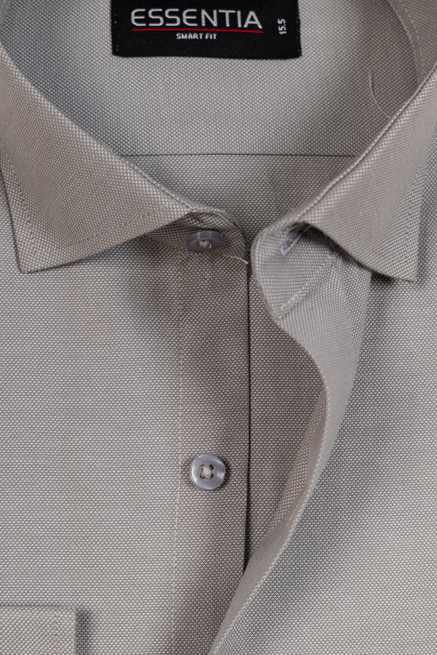 Men's Grey Dobby Formal Shirt