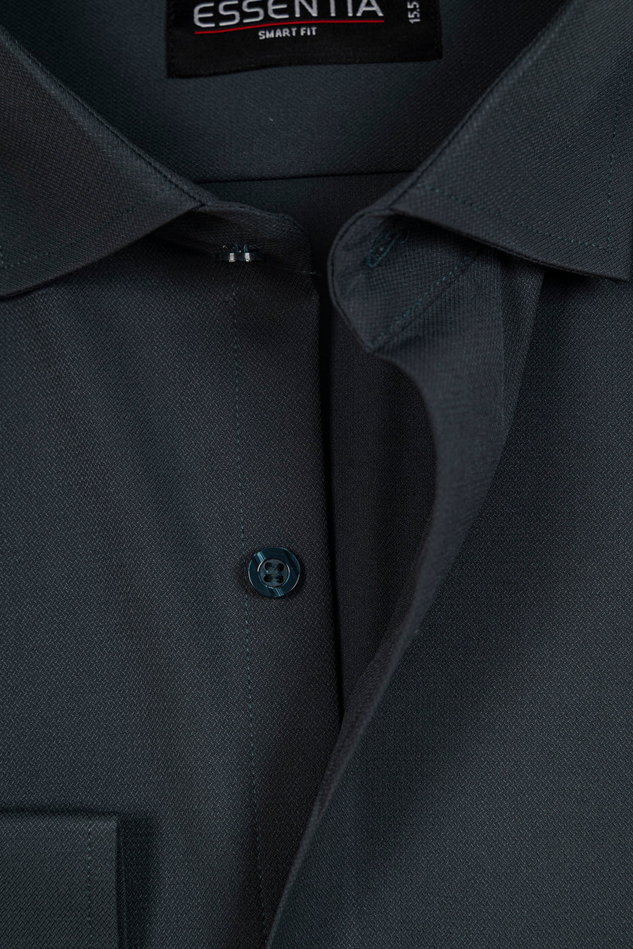 Men's Dark Grey Dobby Formal Shirt – ESSENTIA