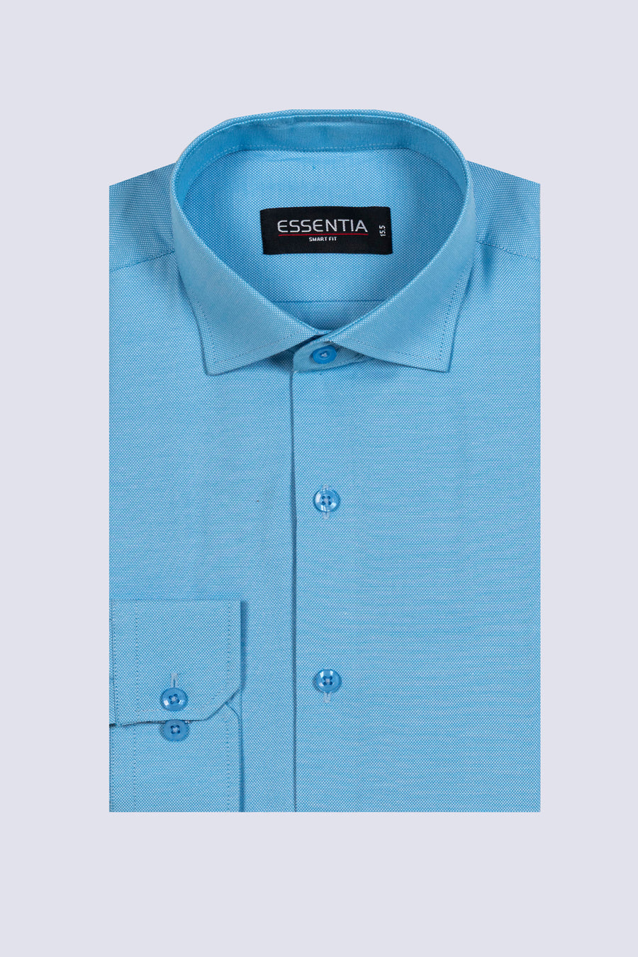 Men's Sky Blue Dobby Formal Shirt