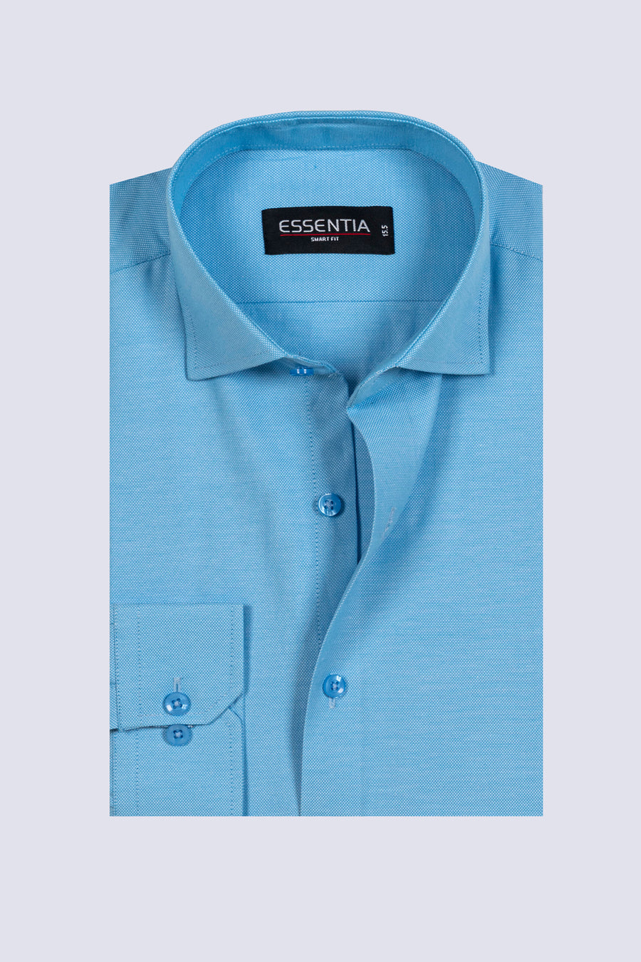 Men's Sky Blue Dobby Formal Shirt