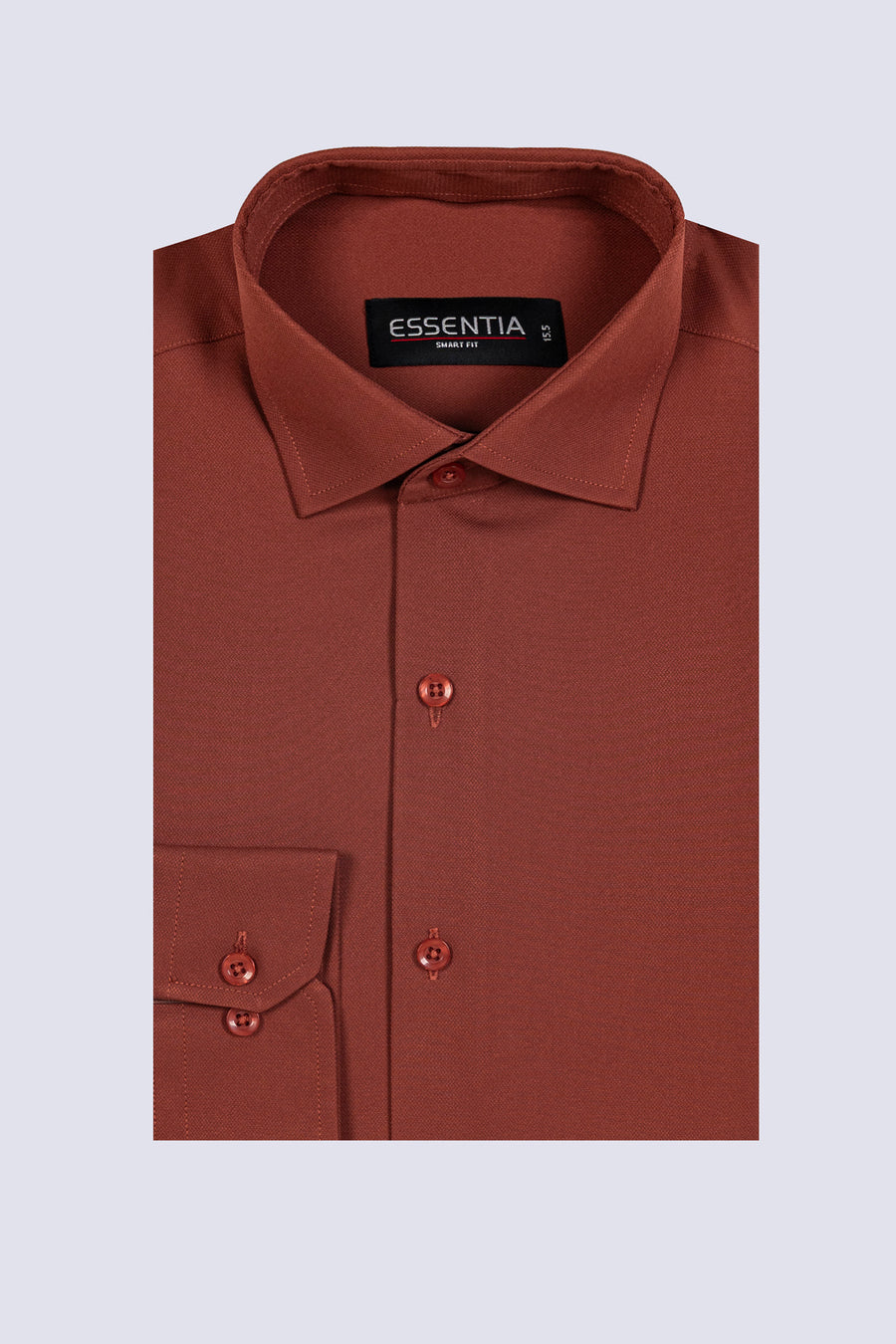 Men's Rust Dobby Formal Shirt