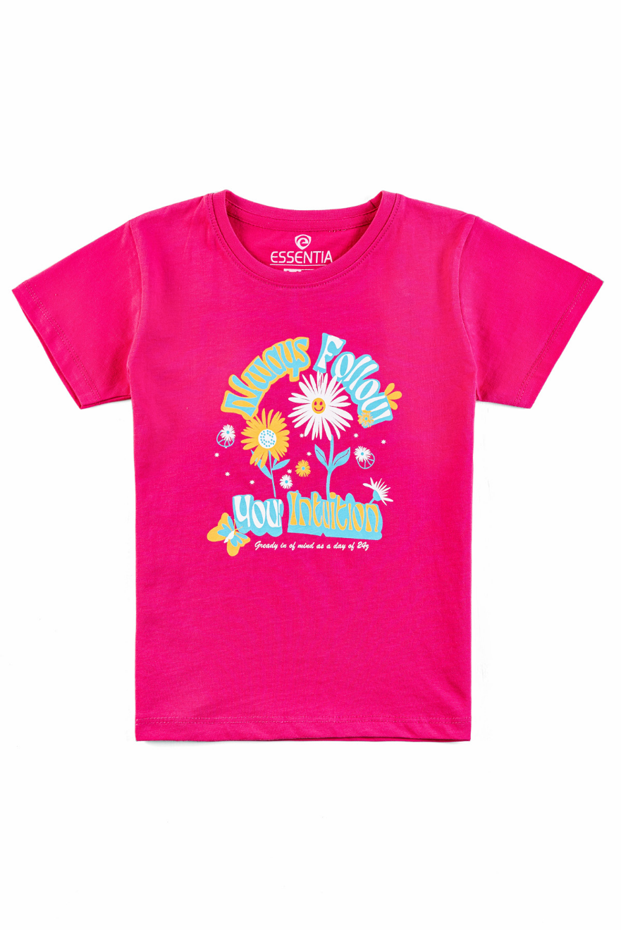 Girl's T-Shirt S/Slv.