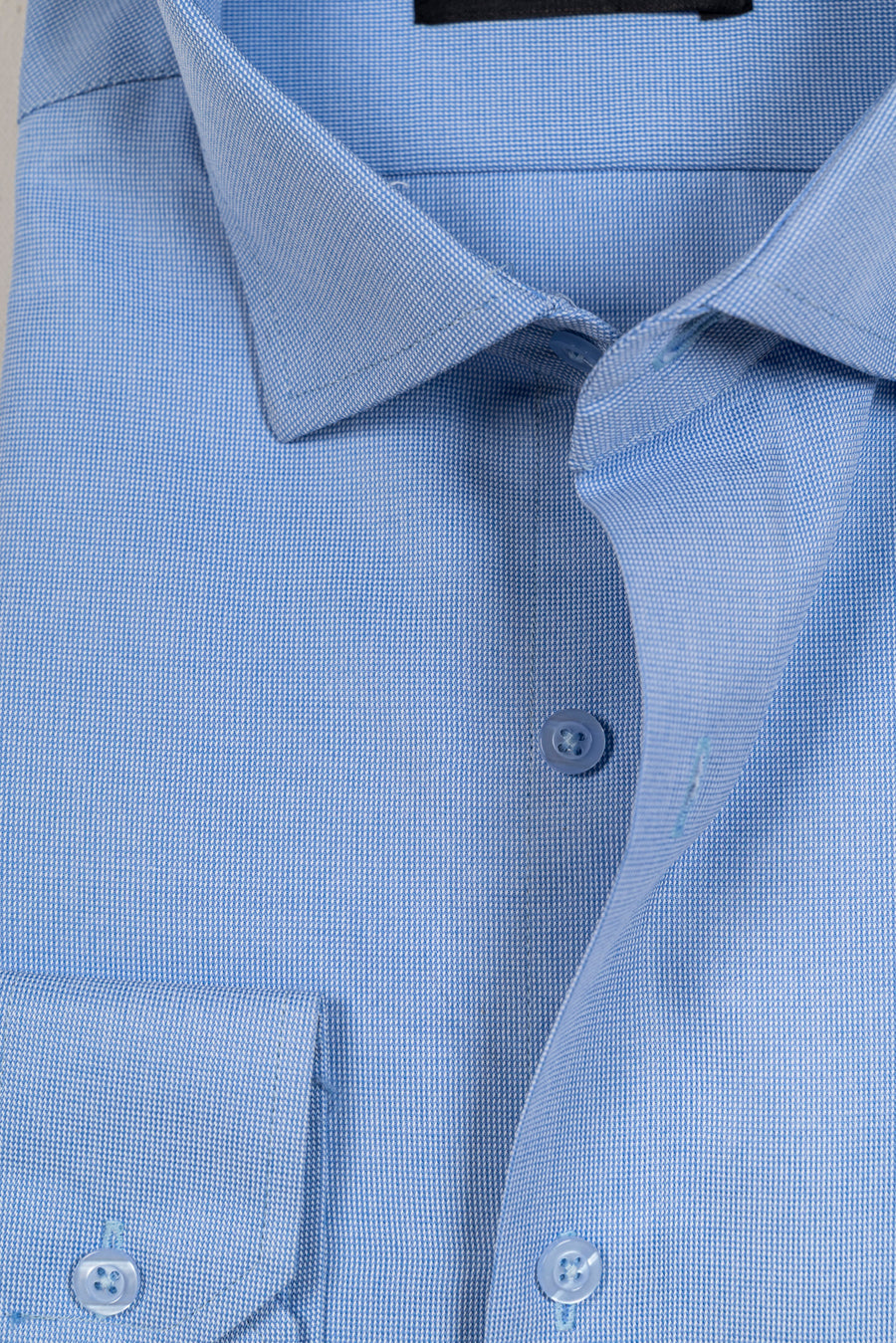 Men's Premium Blue Dobby Shirt