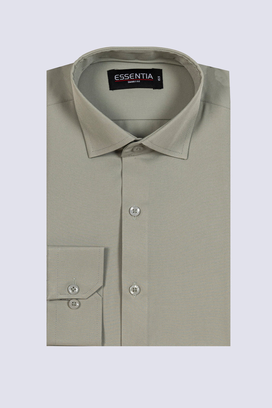 Men's Light Olive Dobby Formal Shirt