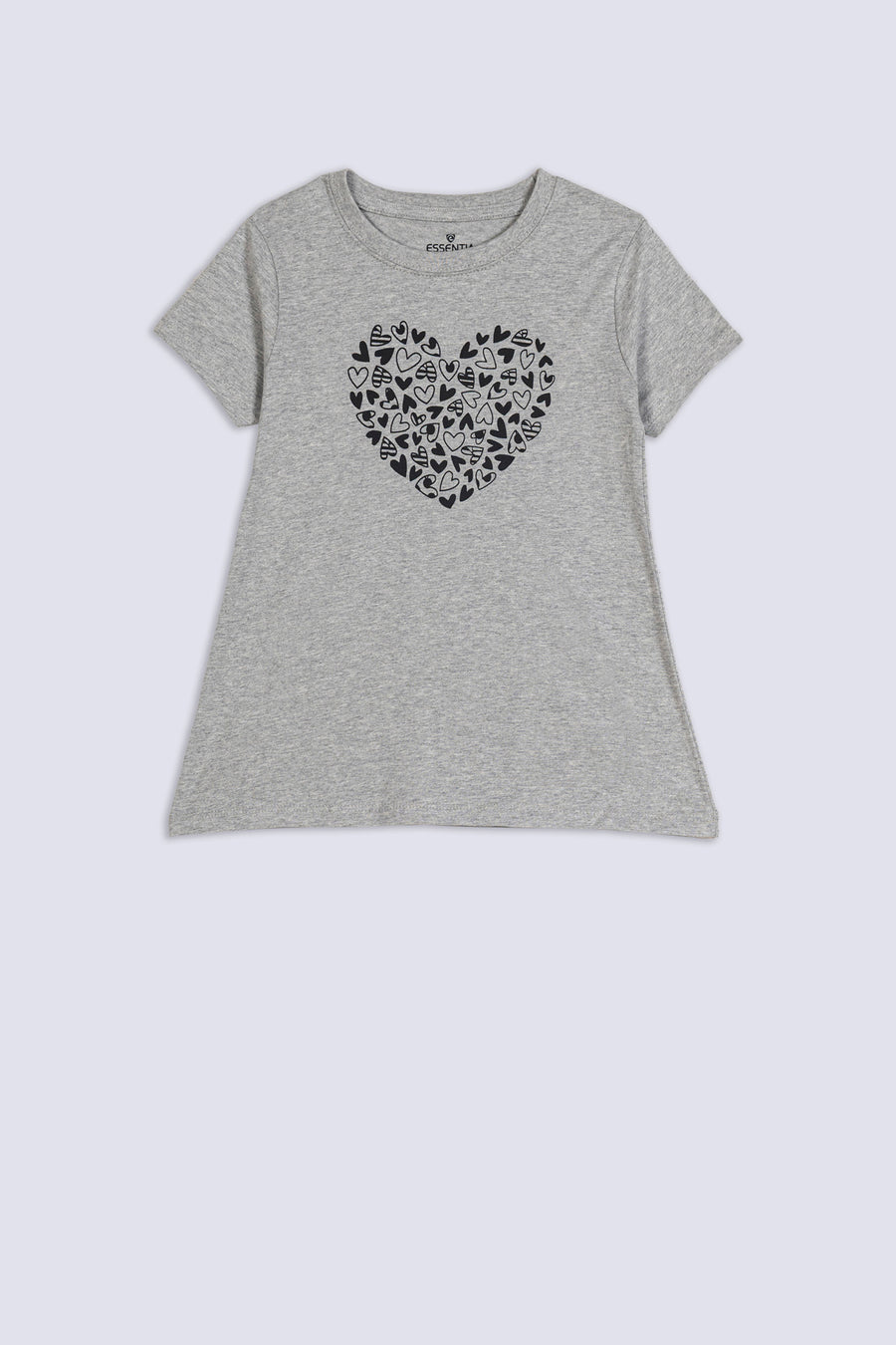 Girl's Heart Doodle Graphic Tee
