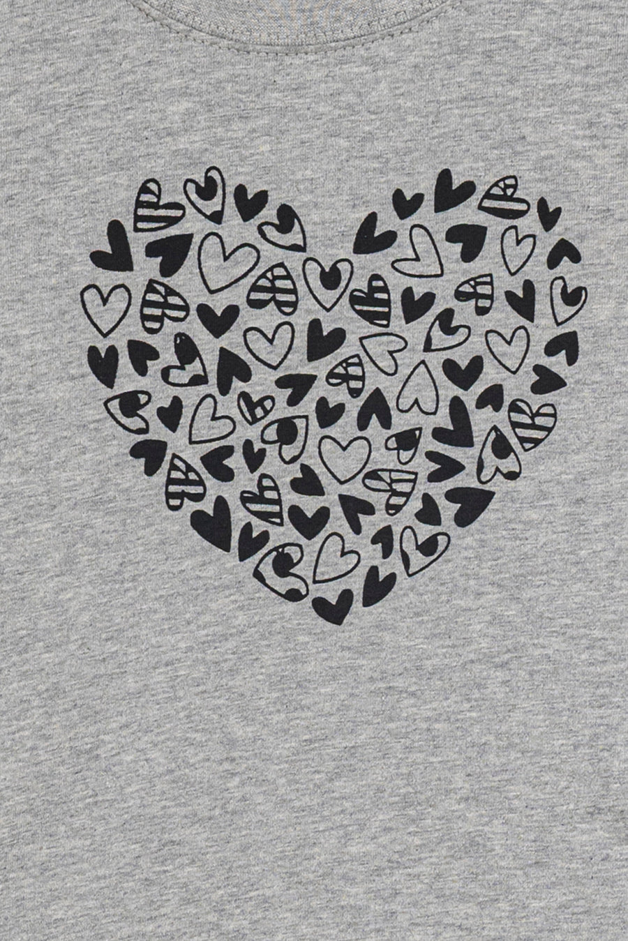 Girl's Heart Doodle Graphic Tee