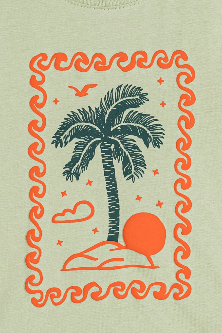Girl's Summer Palm Graphic Tee