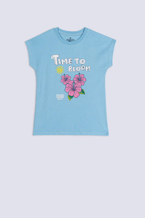 Girl's Summer Bloom Graphic Tee