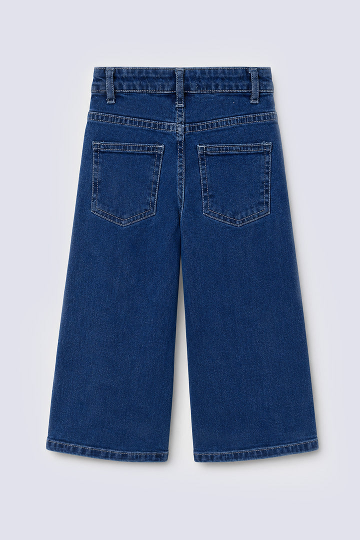 Girl's Bloom Wide-Leg Jeans