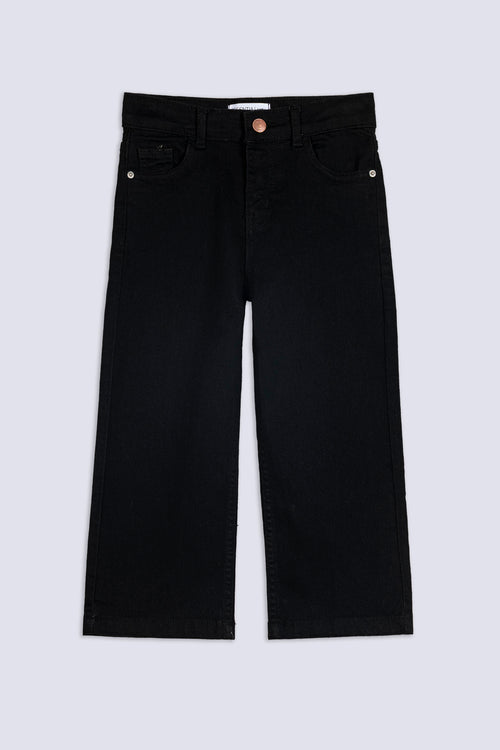 Boy's Black Straight Fit Denim