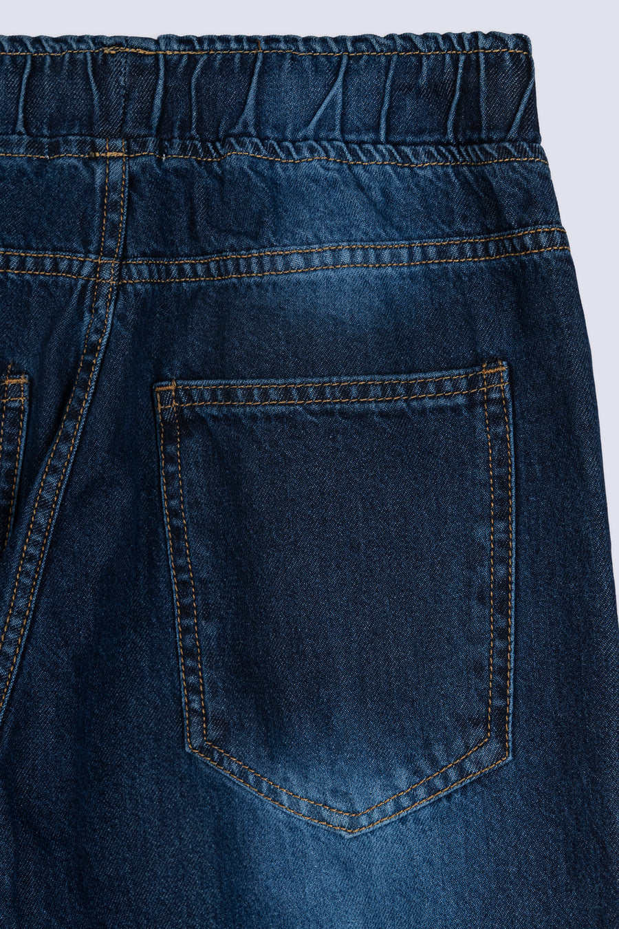 Men's Elastic Waist Denim Pant