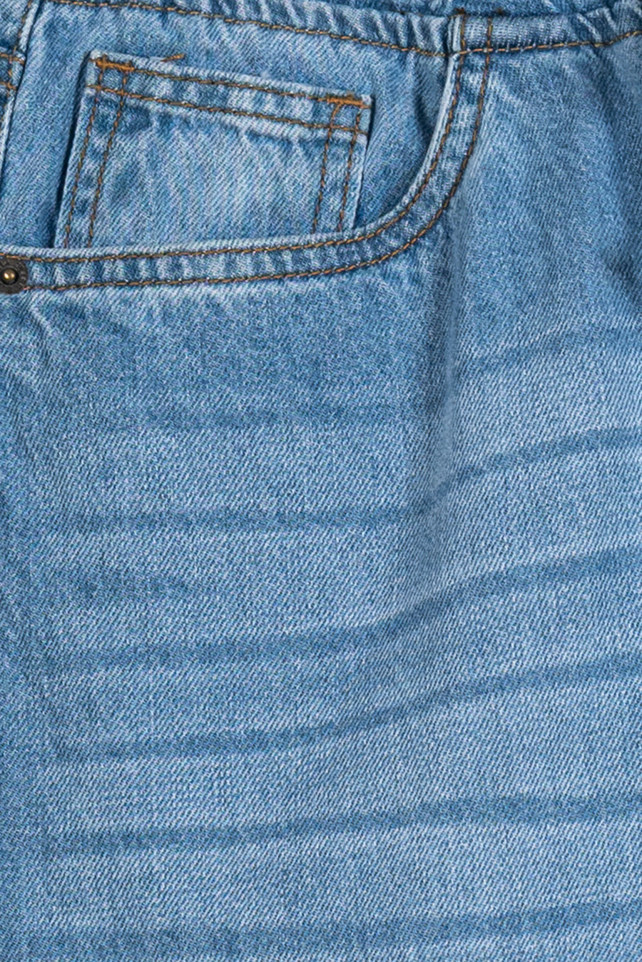 Men's Elastic Waist Denim Pant