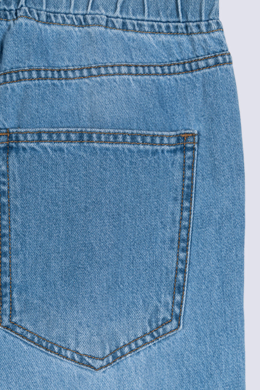 Men's Elastic Waist Denim Pant