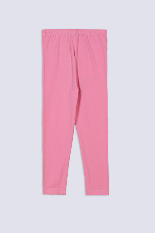 Pink Girl's Basic Tights
