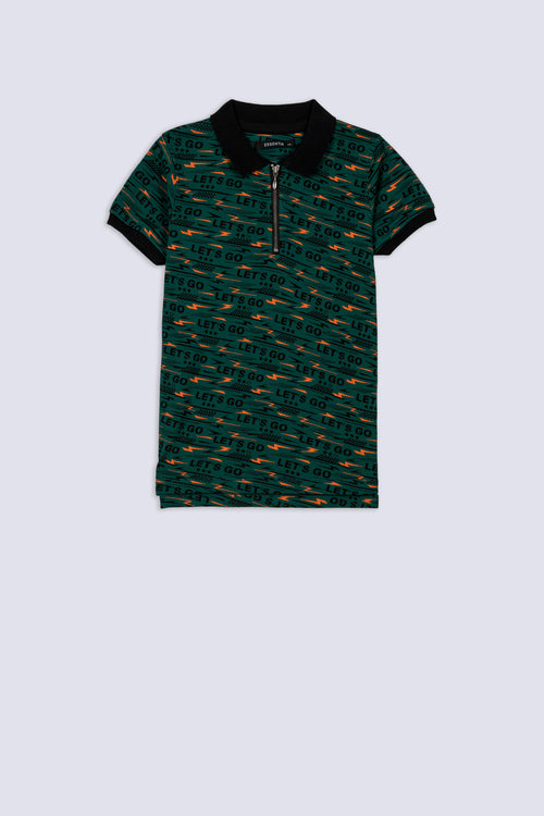 Let's Go Boy's Polo Shirt