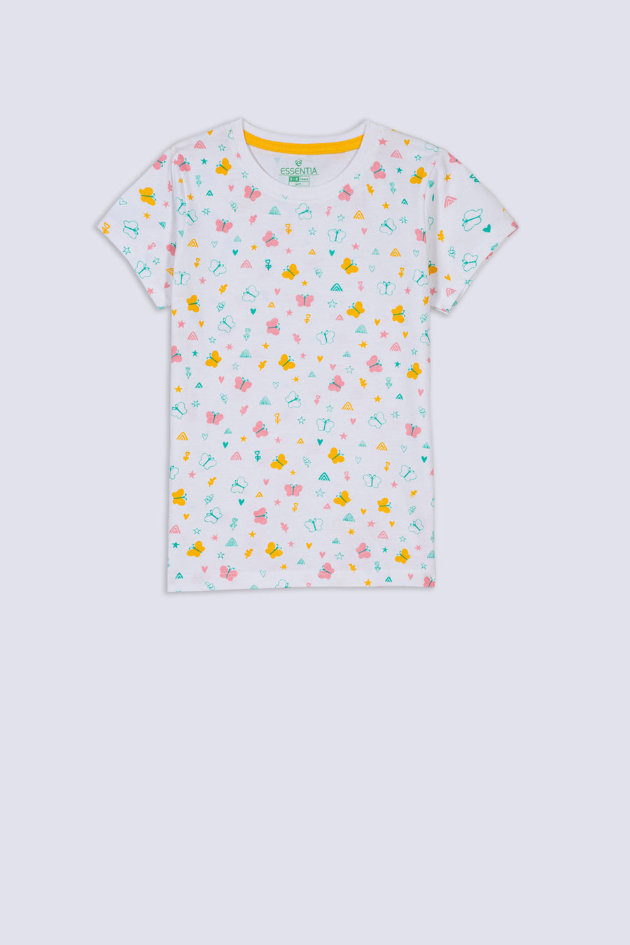 Butterfly Girl's Print T-Shirt