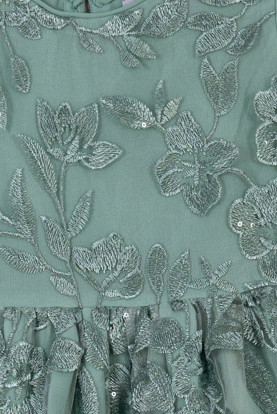 Light Green Girl's Fancy Frock