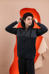 Balck Polyester Men's Hood.