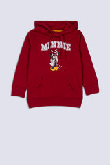 Red Minnie Girl's Hood