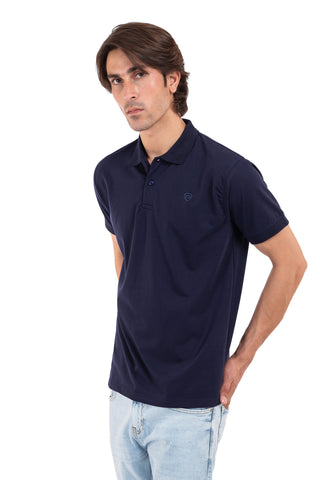 Men's Premium Navy Blue Polo Shirt