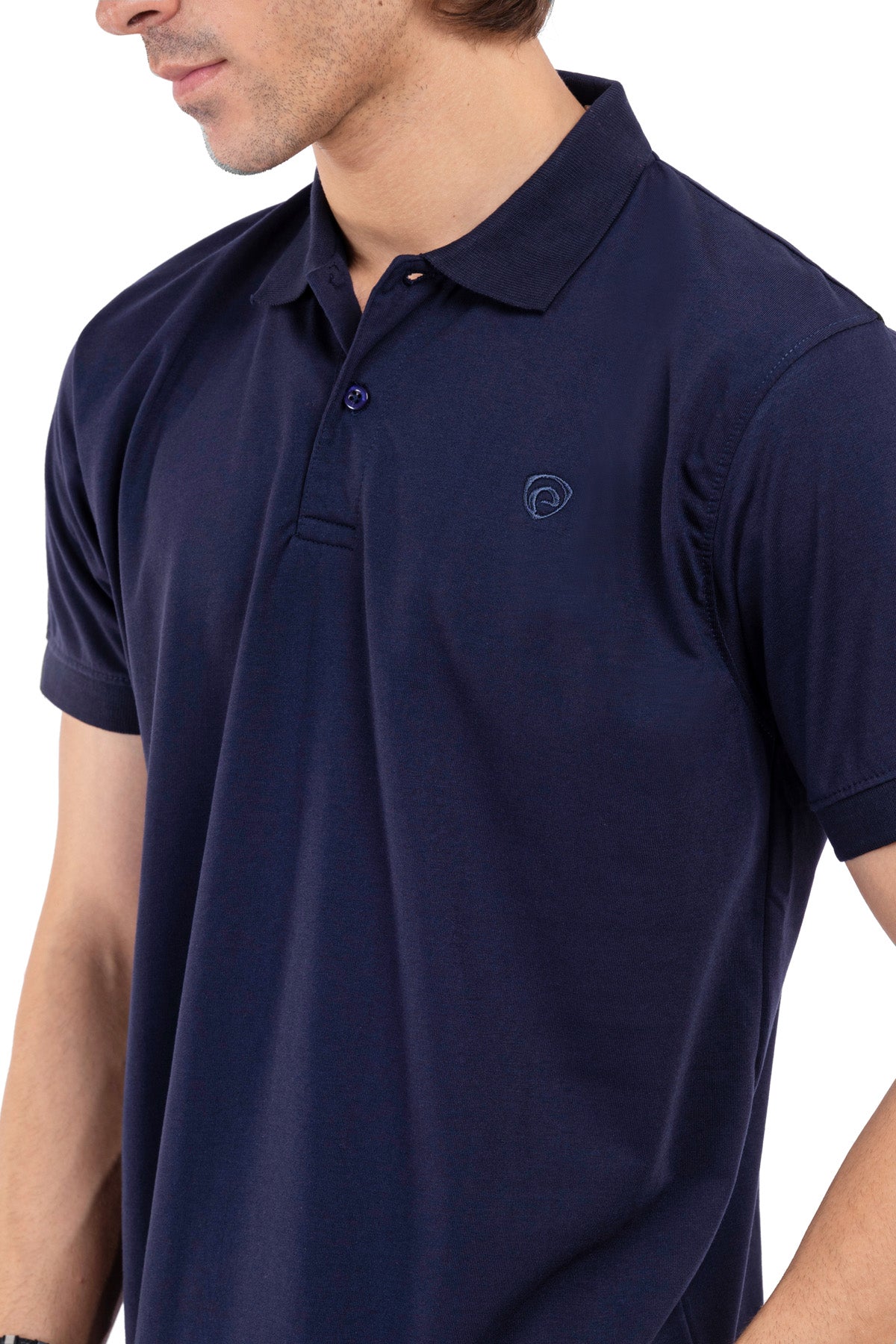 Men s Premium Navy Blue Polo Shirt