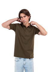 Men's Premium Olive Green Polo Shirt