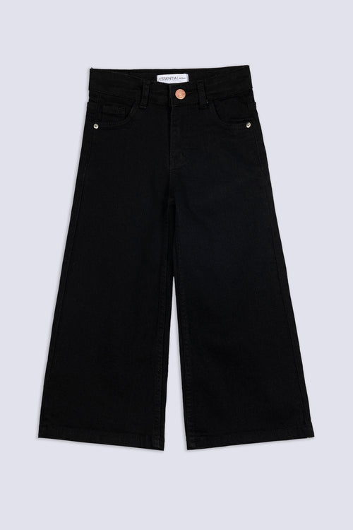 Girl's Classic Wide-Leg Denim