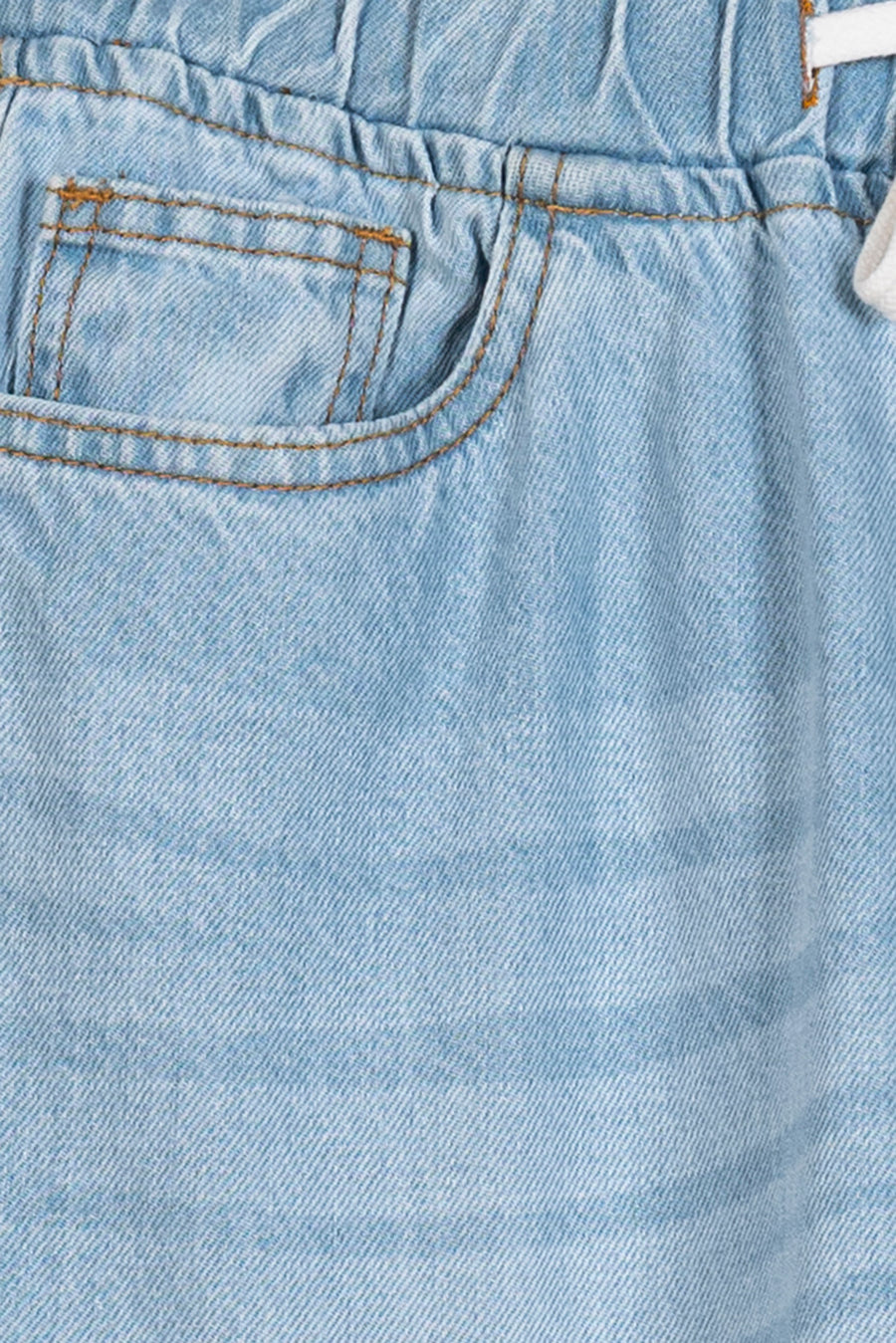 Men's Elastic Waist Denim Pant