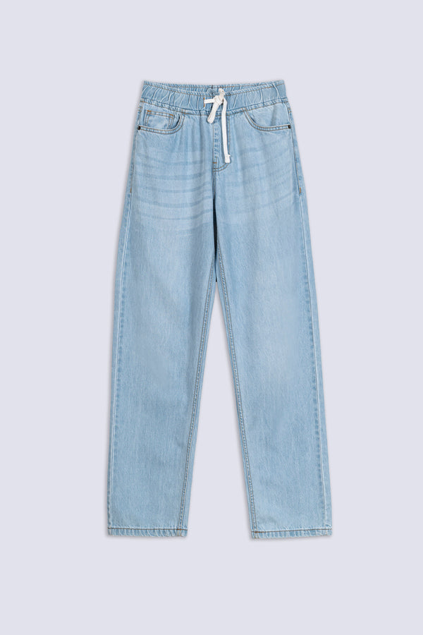 Men's Elastic Waist Denim Pant