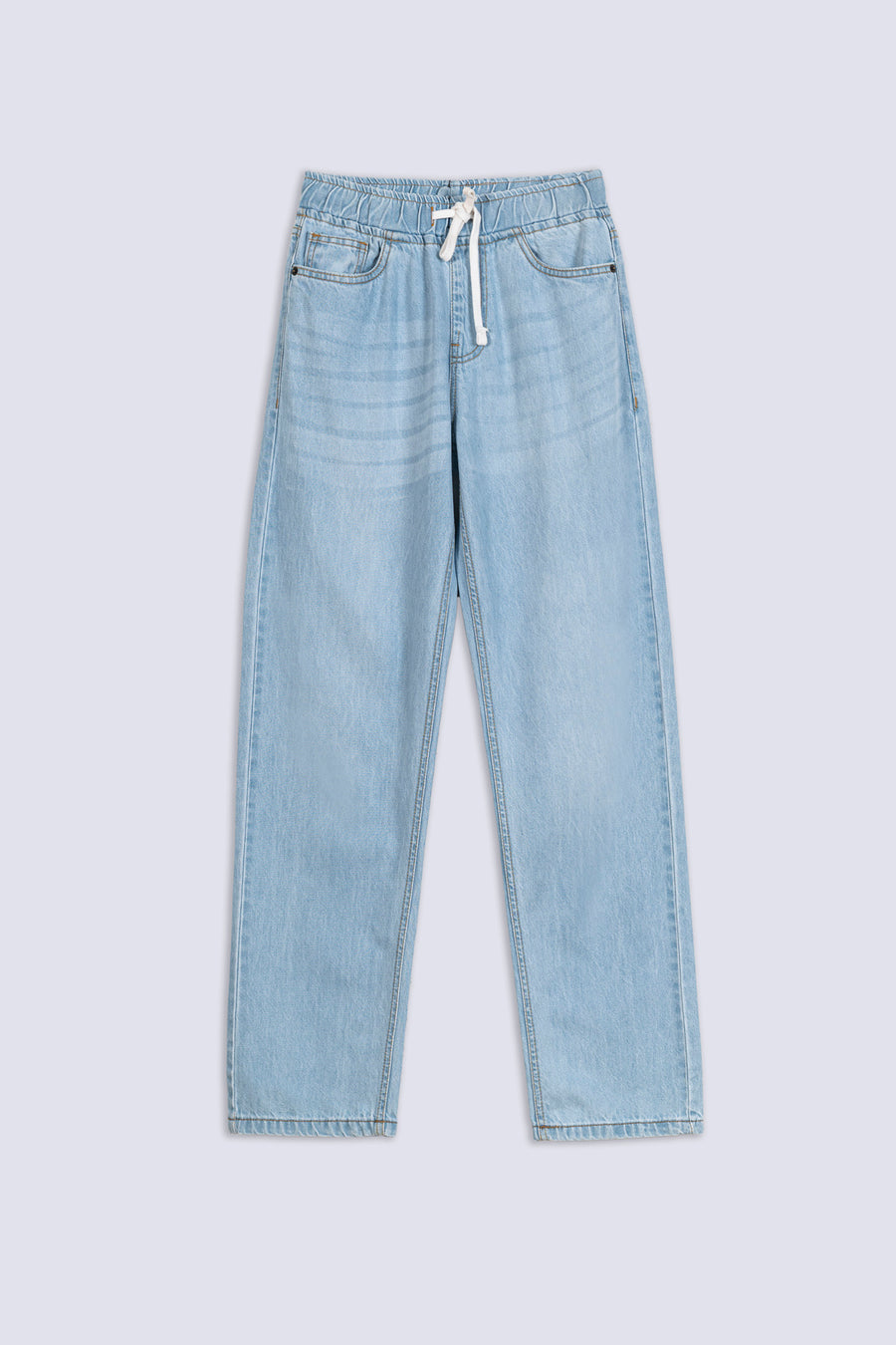 Men's Elastic Waist Denim Pant