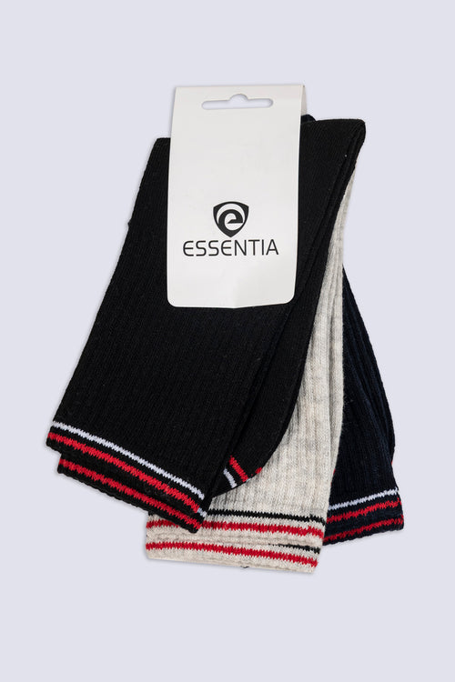Sport Ribbed Crew Socks
